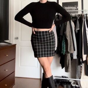 Dynamite Pull On Mini Skirt